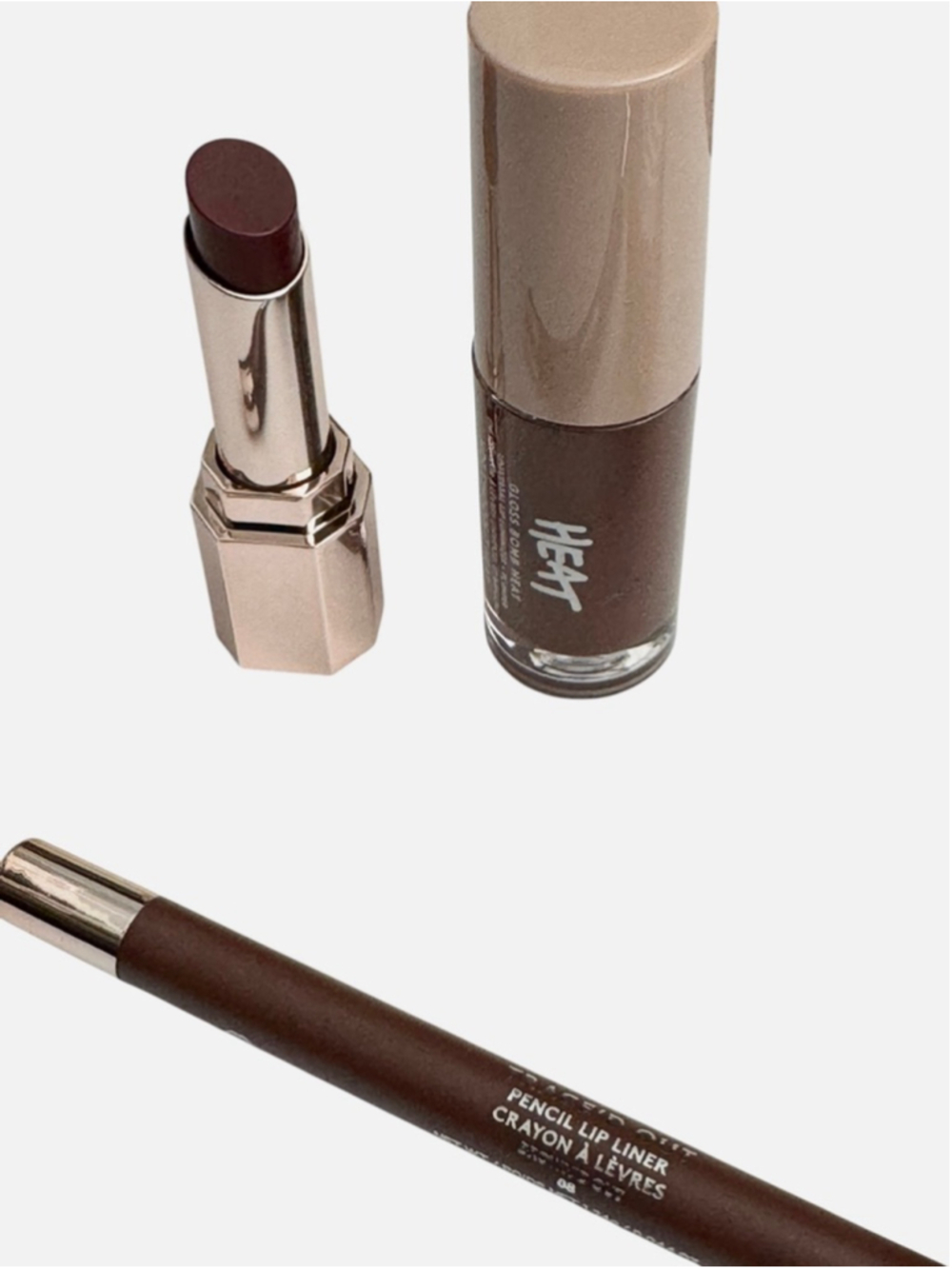 New Mini Fenty Brown Plumping gloss, Lancome Butterglow, Lip Liner, Sharpener - Picture 3 of 3